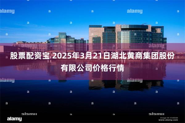 股票配资宝 2025年3月21日湖北黄商集团股份有限公司价格行情