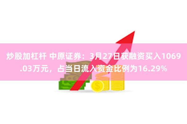 炒股加杠杆 中原证券：3月27日获融资买入1069.03万元，占当日流入资金比例为16.29%